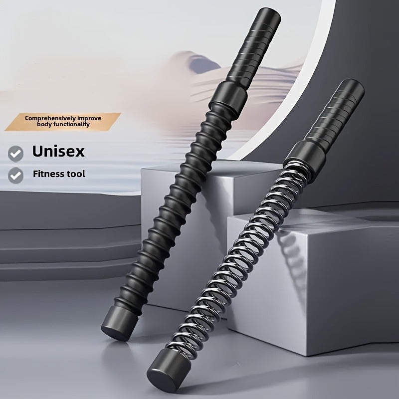 2pcs Stainless Steel Wireless Combat Training Stick - A Universal Strength And Muscle Exercise Fitness Tool With Strong Rebound Inertia, Suitable For Home Fitness